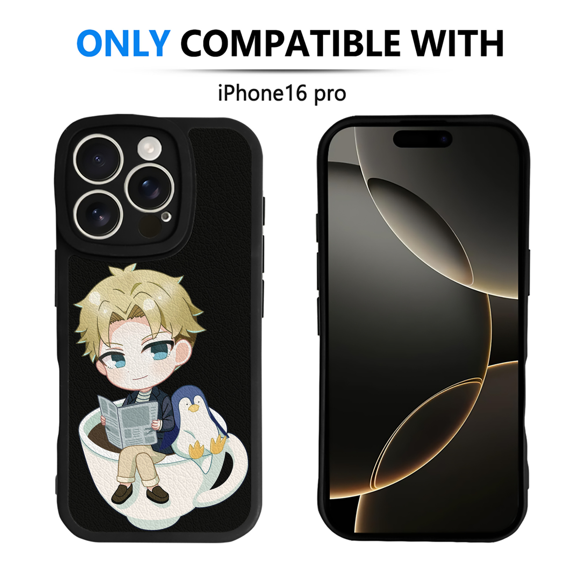 （画像用） SPY×FAMILY间谍家家酒 【iPhone 16シリーズ対応】シリコンスマホケース（レザー調） 材質：シリコン